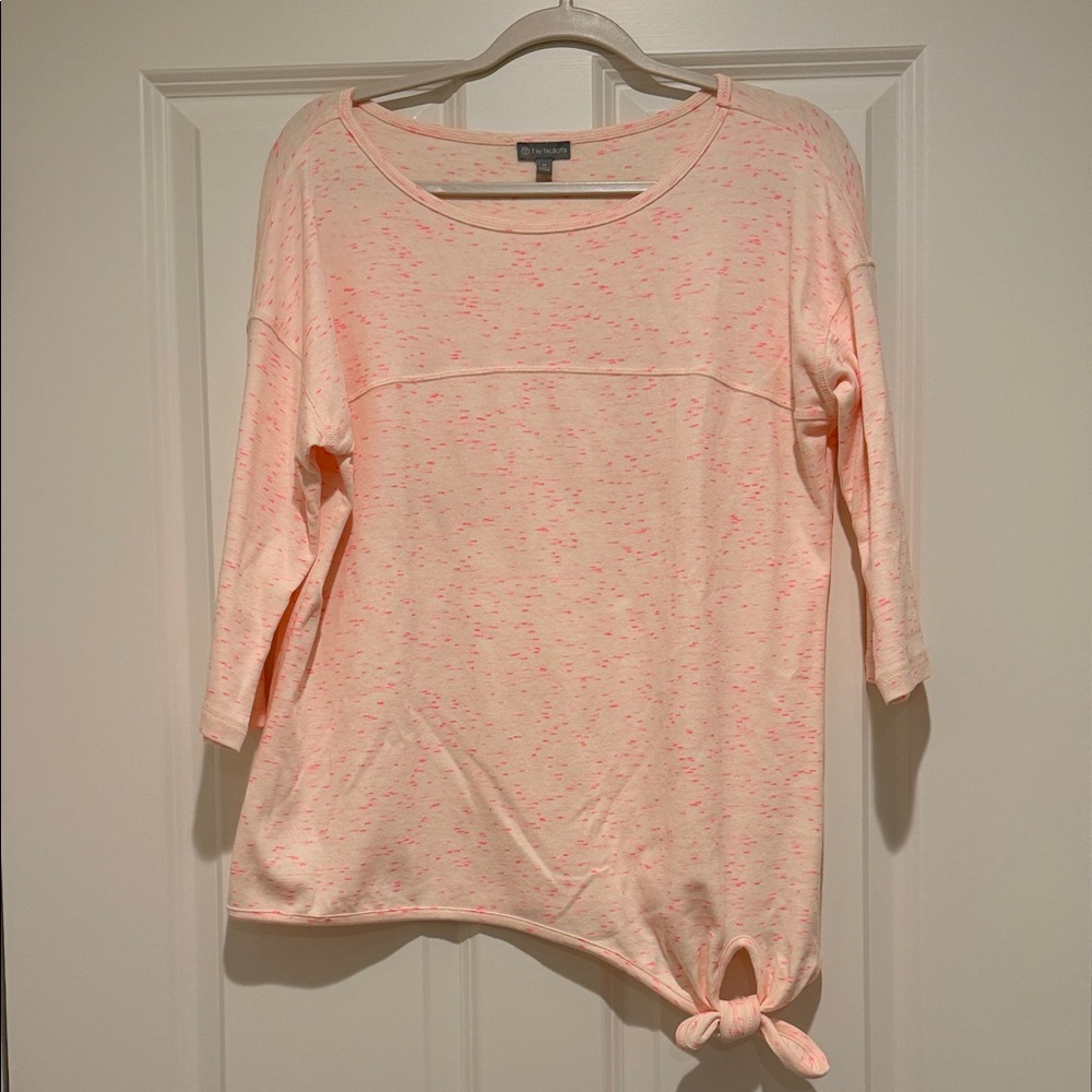 Talbots Pink Speckled Knit Top